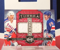 Wayne Gretzky / Glenn Anderson 2006-07 - Artifacts Tundra Tandems Dual Jersey Red /50  Upper Deck
